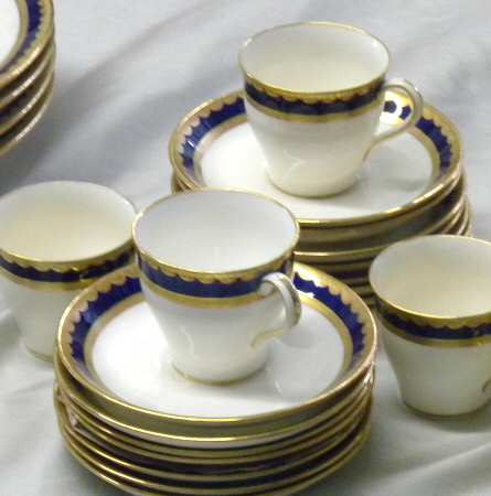 H1831 Flat Demitasse Cup & Saucer Set
