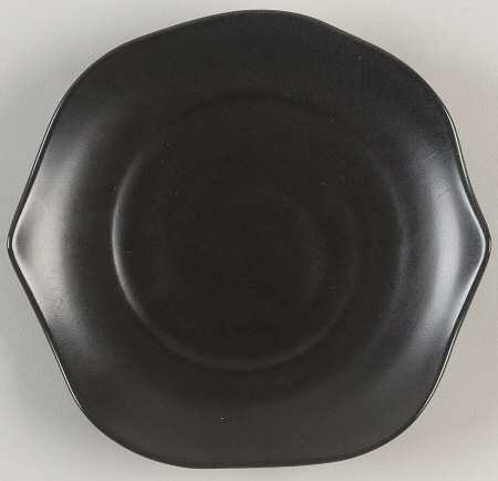 Milaniware Black Bread & Butter Plate