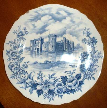 Medieval Castles Blue by Alfred Meakin