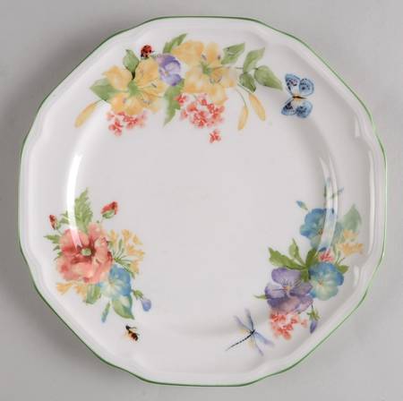 Antique Garden Salad Plate