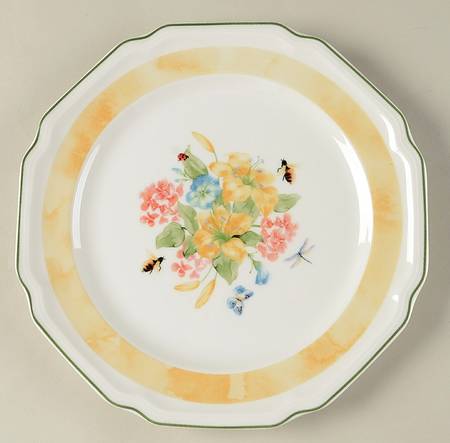 Antique Garden Accent Salad Plate