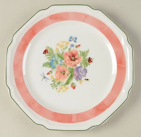 Antique Garden Accent Salad Plate