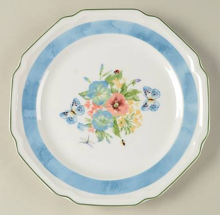 Antique Garden Accent Salad Plate