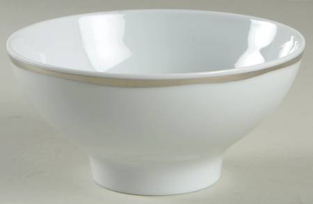 Etincelle Platine (Platinum) Rice Bowl