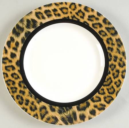 Wild Cheetah Salad Plate