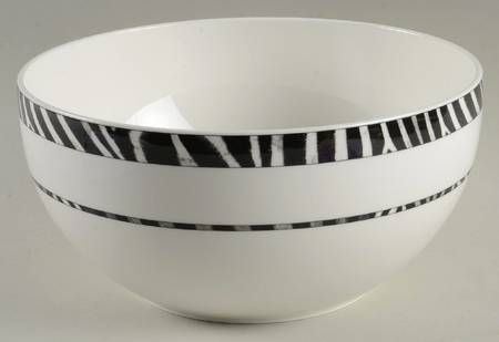 Wild Zebra 9" Round Vegetable Bowl