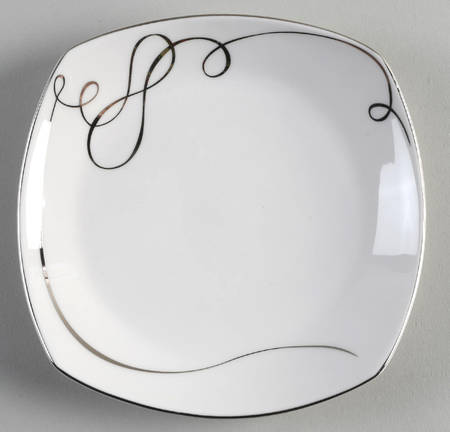Love Story Square Square Bread & Butter Plate