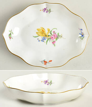 060110 6" Oval Sweet Meat Dish