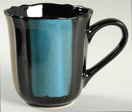 Baroque Teal Mug