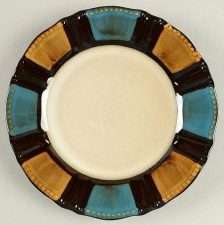 Baroque Teal Salad Plate
