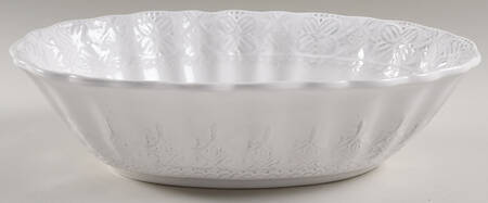 Blanc 14" Oval Serving Bowl