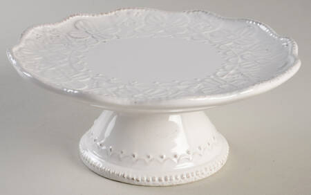 Blanc 7" Diameter Pedestal Cake Stand