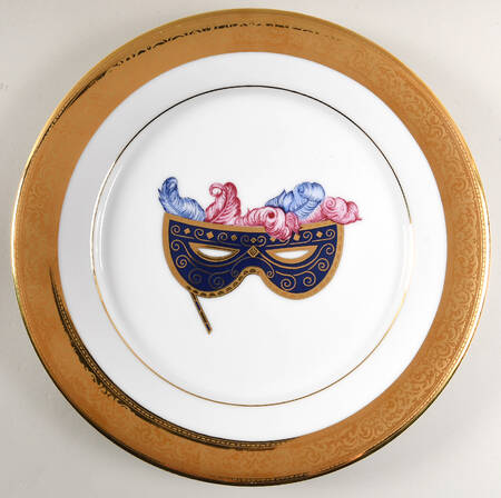 Magnificence Mask Dinner Plate