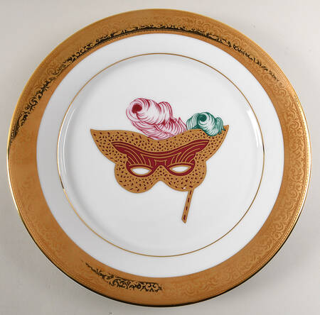 Magnificence Mask Dinner Plate