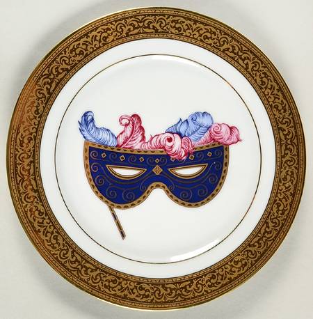 Magnificence Mask Salad Plate