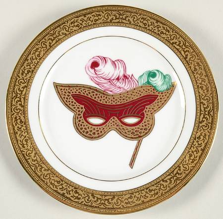 Magnificence Mask Salad Plate