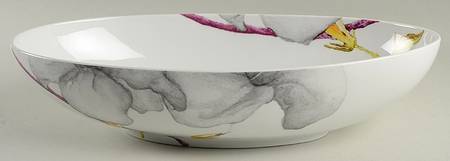 Aliza Gris 14" Oval Vegetable Bowl