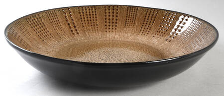 Linden (Daymon Mocha) 14" Pasta Serving Bowl