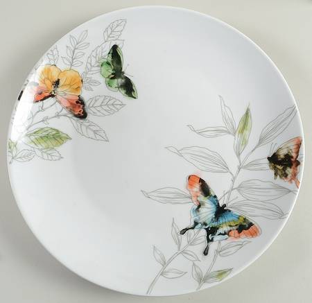 Garden Butterfly Coupe Dinner Plate