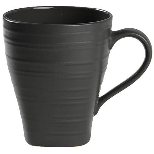 Swirl Square Graphite Mug
