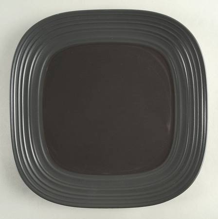 Swirl Square Graphite 12" Square Serving Platter