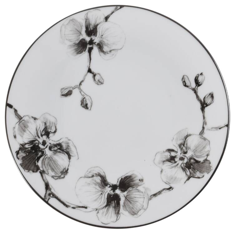 Black Orchid Tidbit Plate
