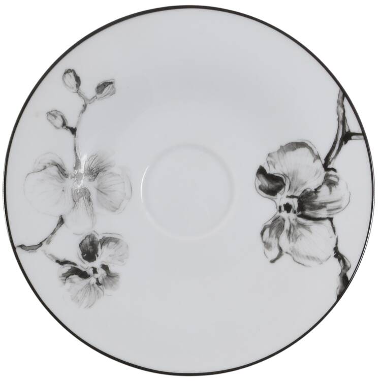 Black Orchid Saucer