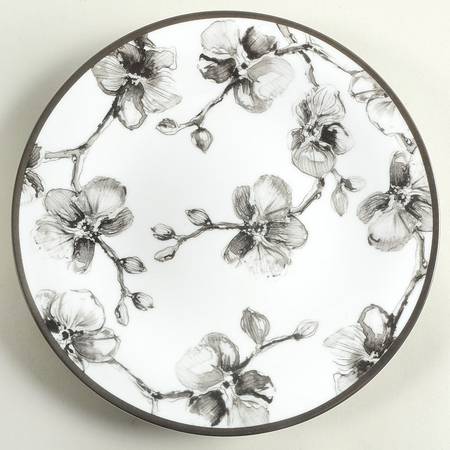 Black Orchid Salad Plate