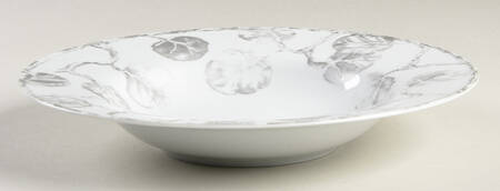 Botanical Leaf Large Rim Soup Bowl