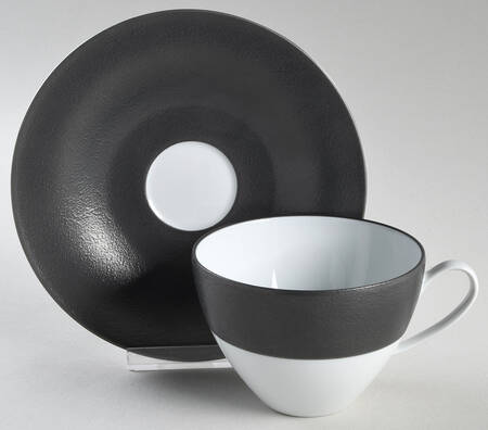Cast Iron Flat Cup & Saucer Set