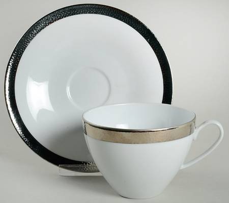 Silversmith Flat Cup & Saucer Set