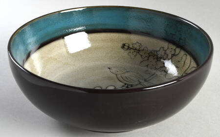 Song Bird 9" Round Vegetable Bowl