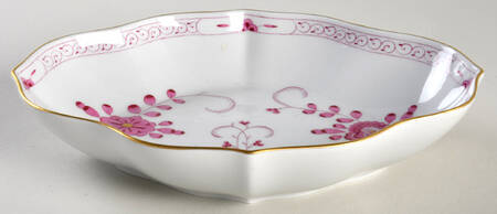 Indian Painting Pink 7" Oval Tray