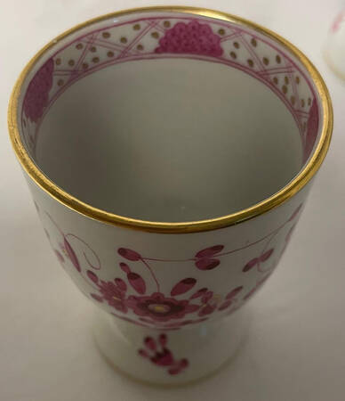 Indian Painting Pink Single Egg Cup