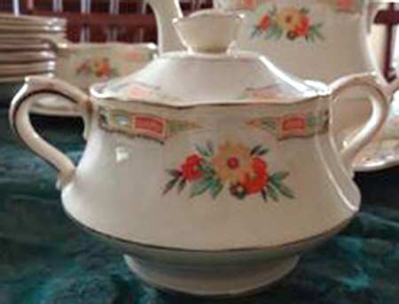 MEA383 Sugar Bowl & Lid