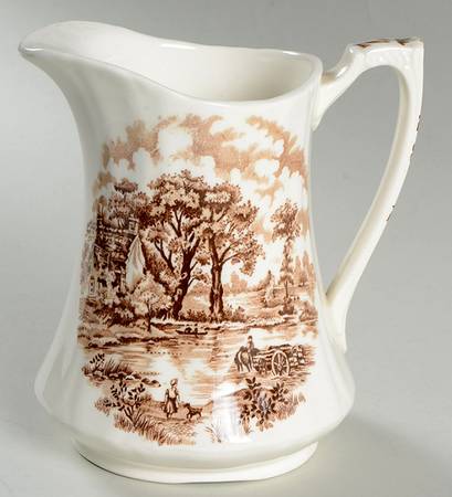 Edinburgh Brown (White Body) 16 Oz Pitcher