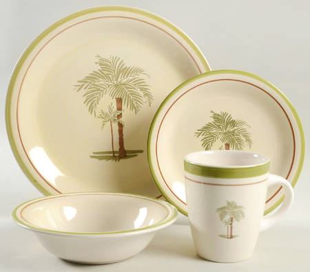 Palm Villa 4 Piece Place Setting