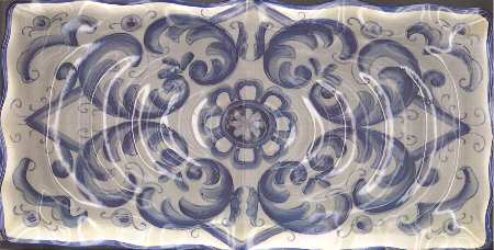 Italian Blue White by Maxcera Corp