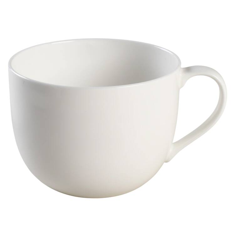 Lucerne White (Delray) Jumbo Soup Mug