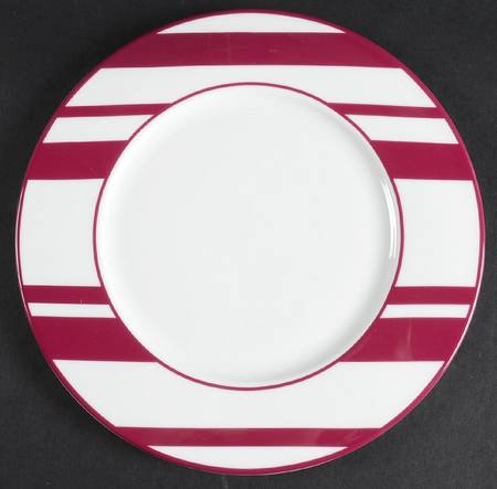 Color Studio Fuschia Accent Salad Plate