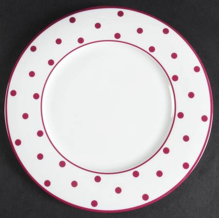 Color Studio Fuschia Accent Salad Plate