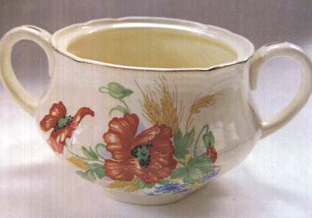 Poppy Sugar Bowl No Lid