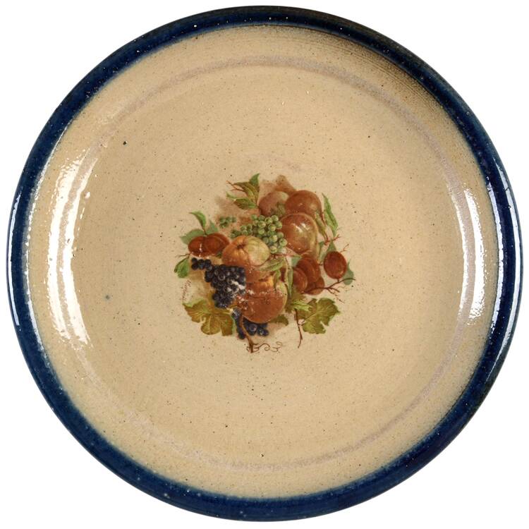 Northern Fruit Blue Salad Plate
