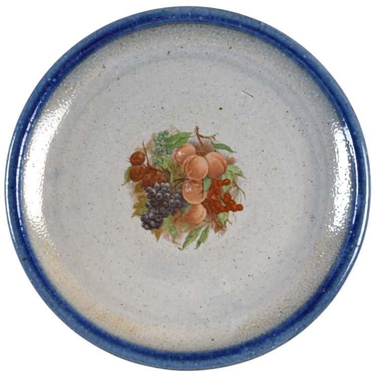 Northern Fruit Blue Salad Plate
