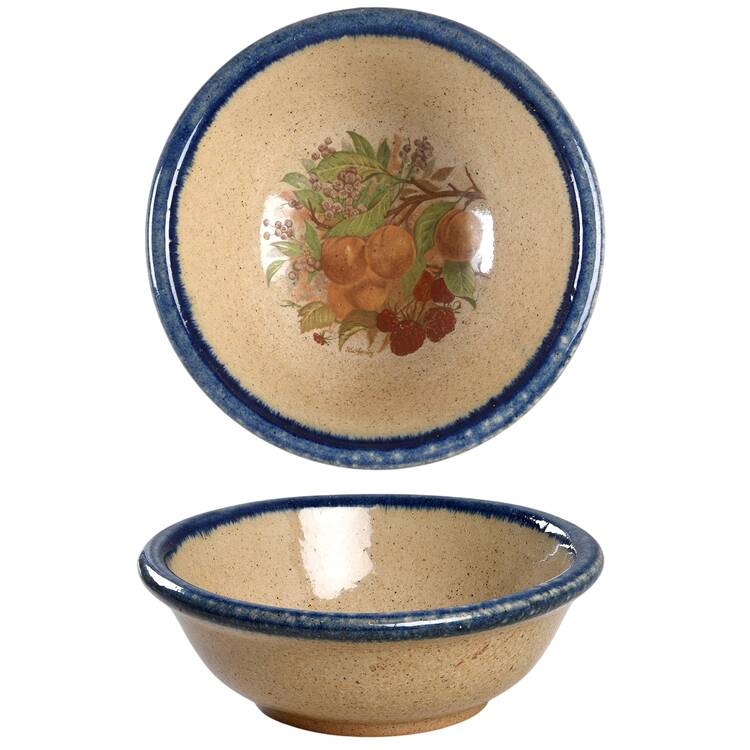 Northern Fruit Blue Soup/Cereal Bowl