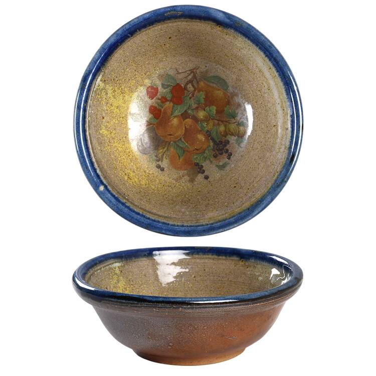 Northern Fruit Blue Soup/Cereal Bowl