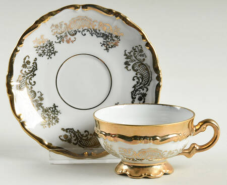 MIT346 Footed Cup & Saucer Set