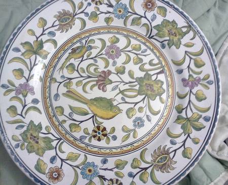 17th Century Colors Dinner Plate