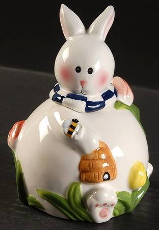 Easter Sugar Bowl & Lid