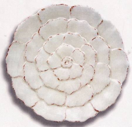 Cream Rustic Florals Dinner Plate